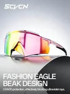 1pc SCVCN Men Fashion Glasses Sports Glasses Casual Glasses Outdoor Cycling Glasses Sports Cycling Sunglasses Road Cycling Gear