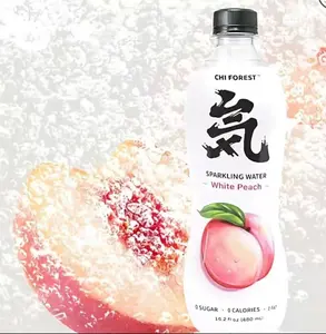 Chi Forest Sparkling Water White Peach 480ml Drink Seltzer Beverage