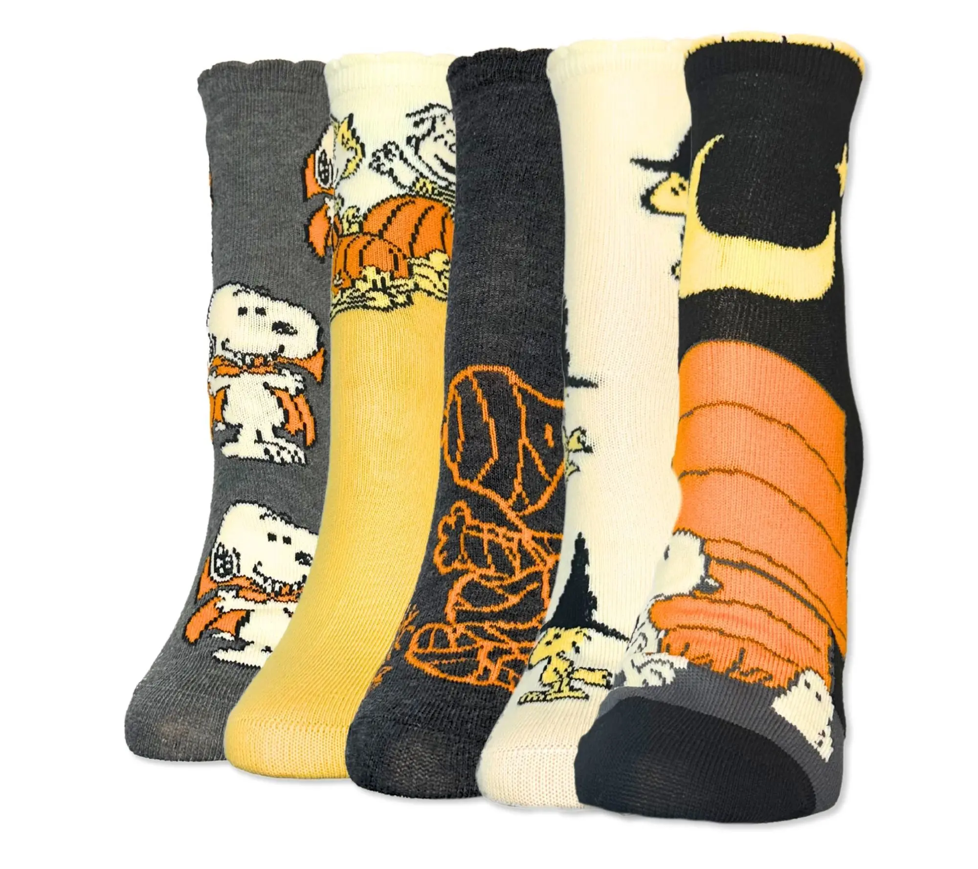 Ladies' Set of 5 Hooray for Harvest! Capri Socks