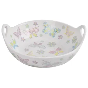 Temp-tations Seasonal 3-qt Deep Serving Bowl with Handles