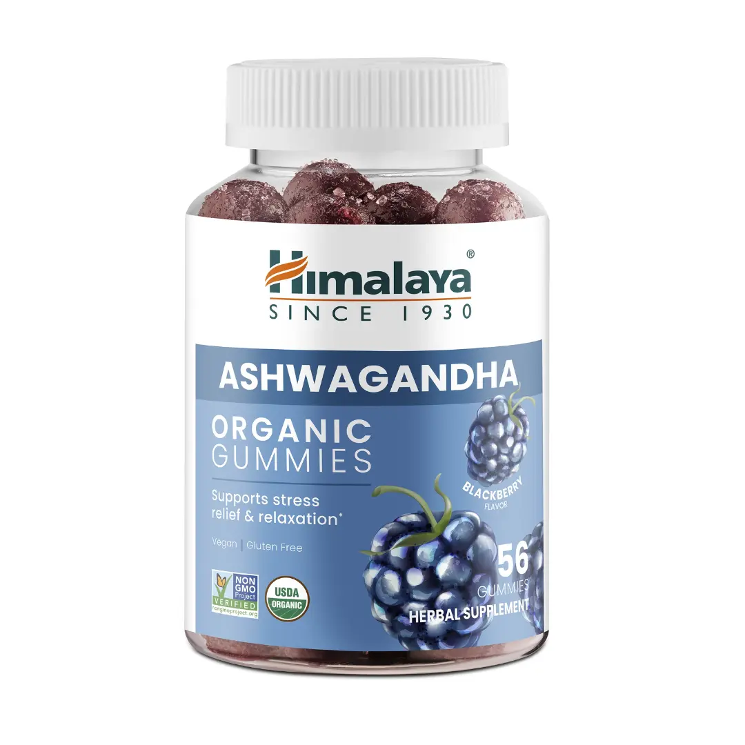 Ashwagandha Organic Gummies Herbal Energy Supplement Daily Supplement