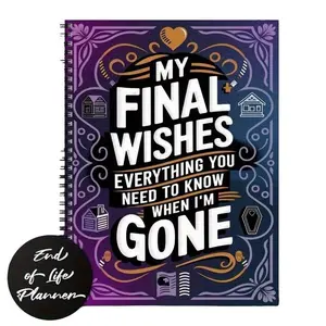 Lifetime Planning & Will Organizer, Durable and Well-Designed, Suitable for Estate Planning, Organizing Wills, and Life Management, Spiral Bound Planner Notebook