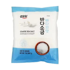 ASSI BRAND Korean Coarse Sea Salt 907g - Natural Gourmet Sea Salt for Cooking and Baking