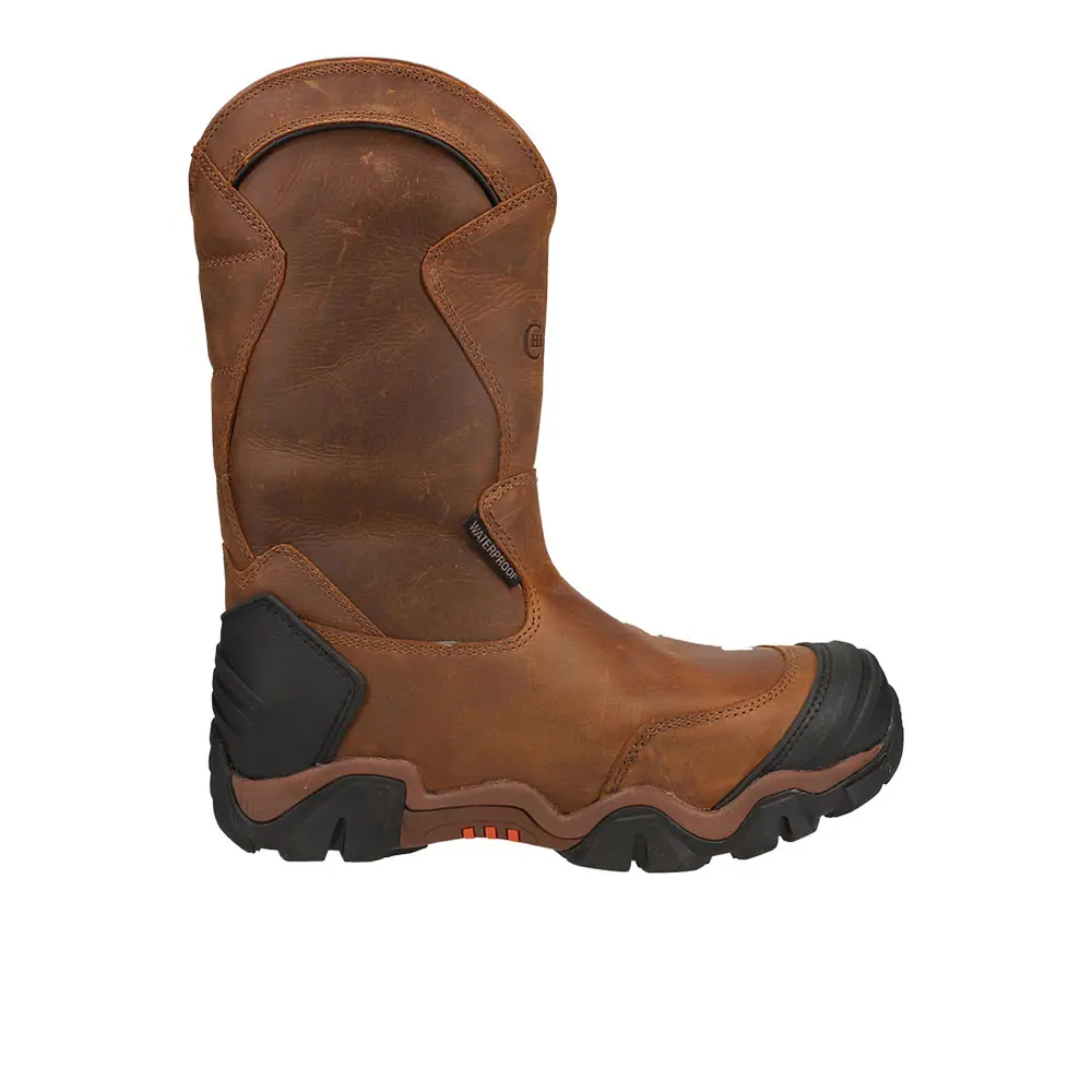 Chippewa Mens Cross Terrain Nano 12 Inch Waterproof Round Toe  Work/Duty - Brown
