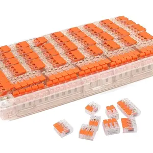 75/90Pcs Electrical Quick Connector, Lever Wire Nut Connector Combination Kit, DIY Wire Connector, Plug & Play Electrical Connection Terminal