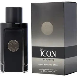 Men's Aromatic Woody Fragrance, Antonio Banderas The Icon EDP, Appealing Liquid with Grapefruit Top Notes