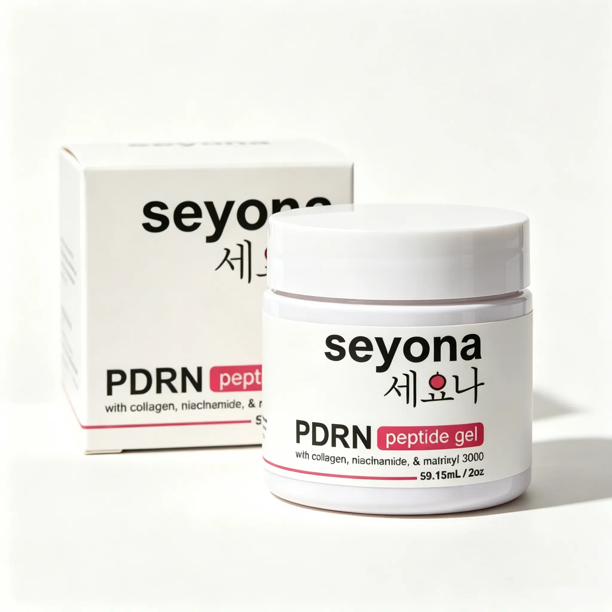 Seyona Jelly Peptide Gel with PDRN | Collagen & Niacinamide Moisturizer | Lightweight Hydrating Daily Skincare for Smooth Glowing Skin Moisture Hydrate Moisturizing