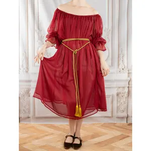 Red Chiffon Chemise Red Chiffon Chemise
