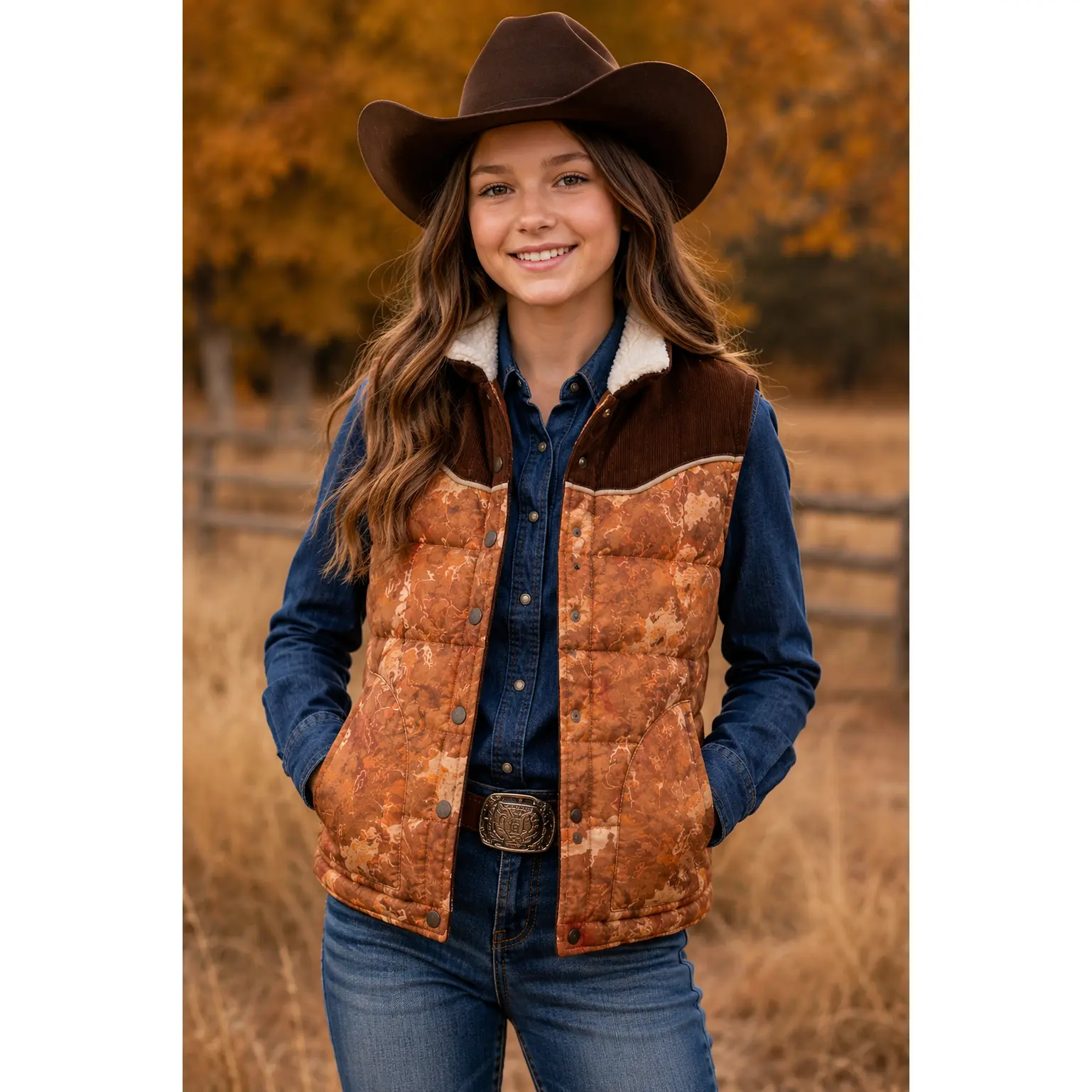 Girls' Polyfill Vest | Style D-2509034