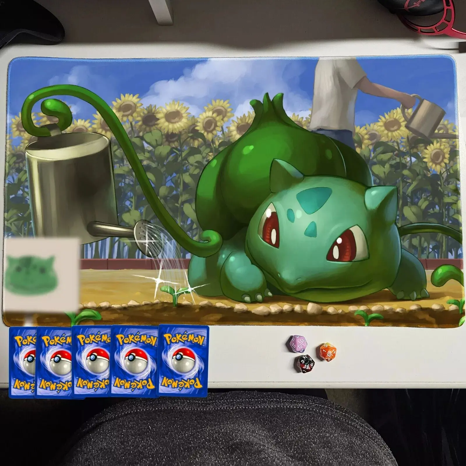 Pokemon Playmat Bulbasaur Guarden Tcg Ccg Playmat Custom Card Mat