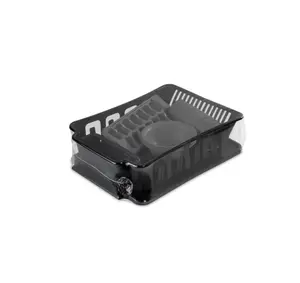 12 Piece Kitchen Set Plastic Adult, Black Block Knife