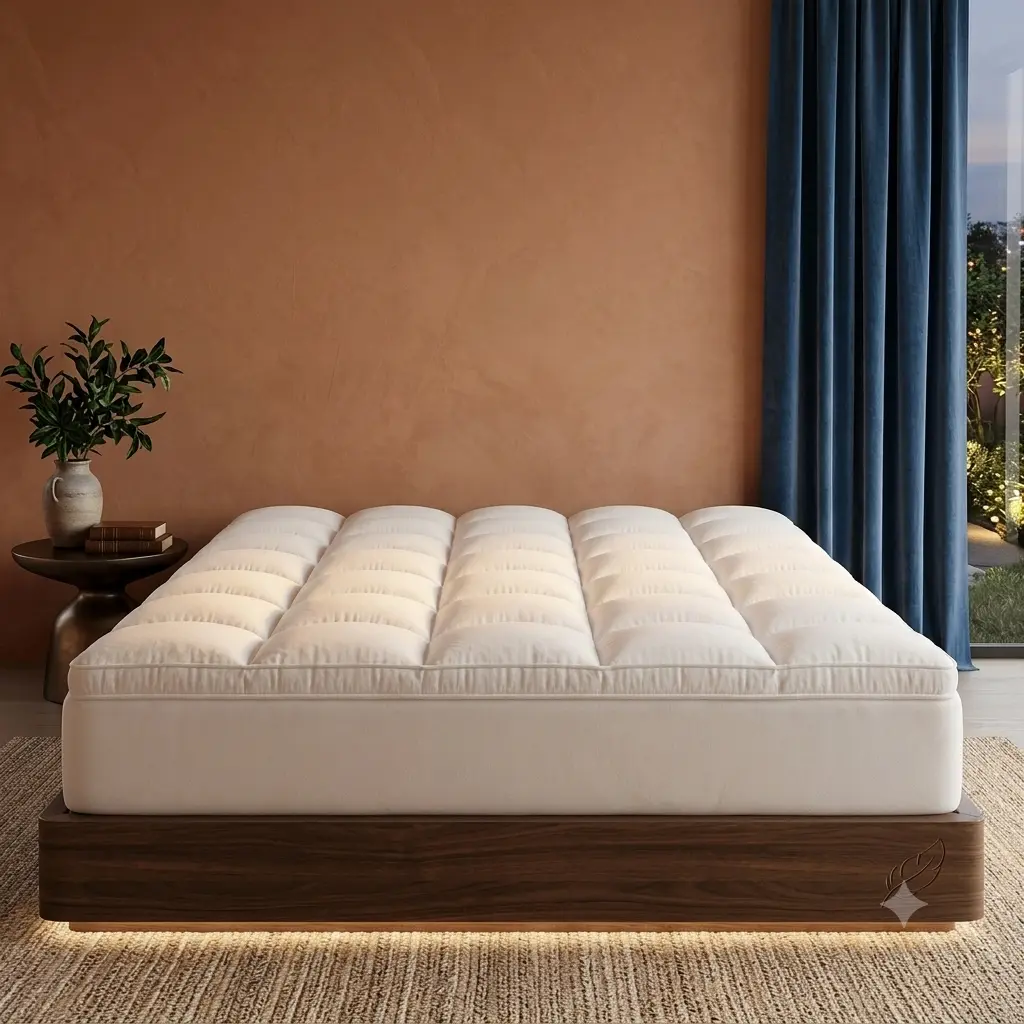 Epic Stocks 4 inch Extra Deep Full Mattress Topper,Mattress for Wild Camping and Caravanning,Guest Room Mattresses,Improve Sleep,CertiPUR-US 【 New Version】