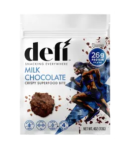 DEFI Milk Chocolate Crispy Superfood Bite DEFI Milk Chocolate Crispy Superfood Bite