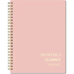 2026-2027 Monthly Planner - 2 Year Monthly Planner 2026-2027, Hard Cardboard Cover, Jan 2026 - Dec 2027, 7.5" x 10", 2 Year Calendar with 24 Month, -wire Binding, Note Pages