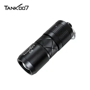 Mini Magnetic LED Flashlight, Portable Outdoor Torch, Type-C Rechargeable, Adjustable Focus, Aluminum Alloy Enclosure, E16 Battery Included, Portable Flashlights
