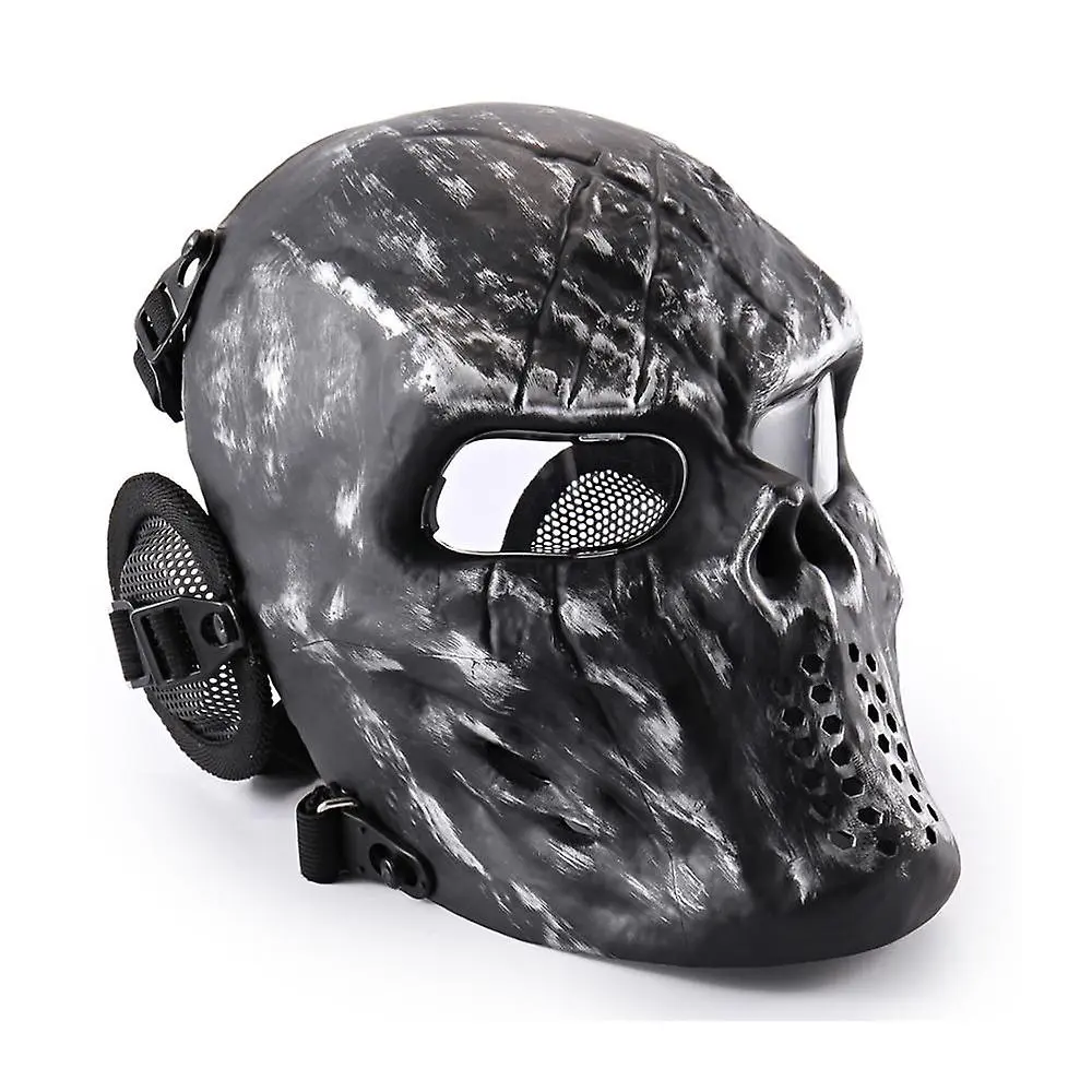 Arisoft Army Tactical Full Face Mask Military Shooting Skull Mask Outdoor Hunting Cs Shooting Wargame Paintball Protection Mask