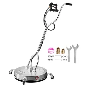 VEVOR 24" Pressure Washer Surface Cleaner 4 Wheels Dual Handle 4000 Max PSI