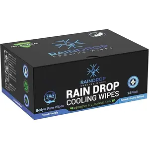 Raindrop Cooling Wet Wipes