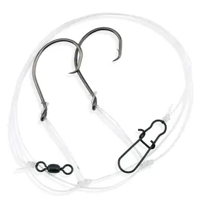 Aqua-Clear Hi-Lo Clam Surf Rig with Circle Hooks