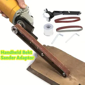 Angle Grinder Modified Accessories, Belt Sander Modified Bracket, Angle Grinder Modified Belt Sander, Woodworking Sandpaper Sander, Metal Rust Removal