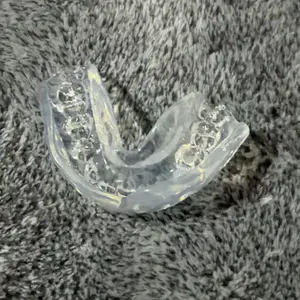 Custom Fit Mouth Guard for Teeth Grinding at Night - 4 Pcs EVA Moldable Night Guards for Adults & Teens - Thickened Design Safe Soft Comfortable Reusable Design with Carrying Case - Stop Teeth Clenching & Jaw Pain