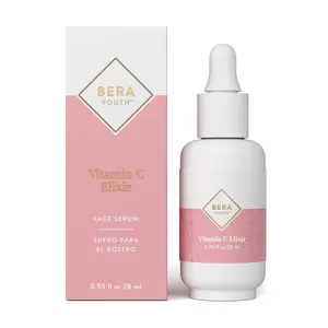 L'EUDINE Vitamin C Face Serum – Hydrating Facial Serum with Hyaluronic Acid & Plant Stem Cells – Brightening Daily Skin Care – 0.95 Fl Oz