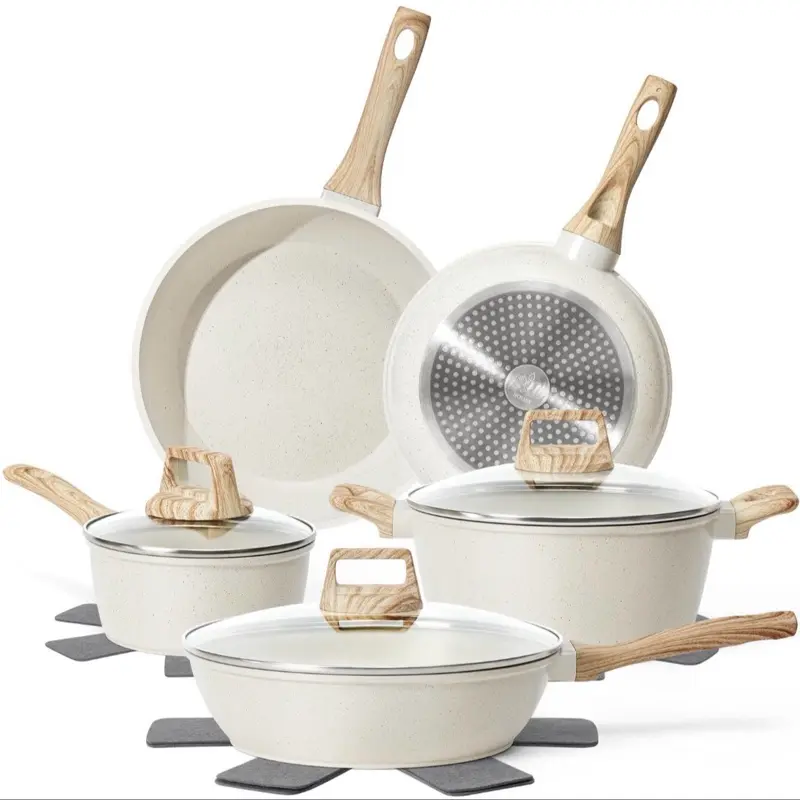 12 Piece White Granite Set