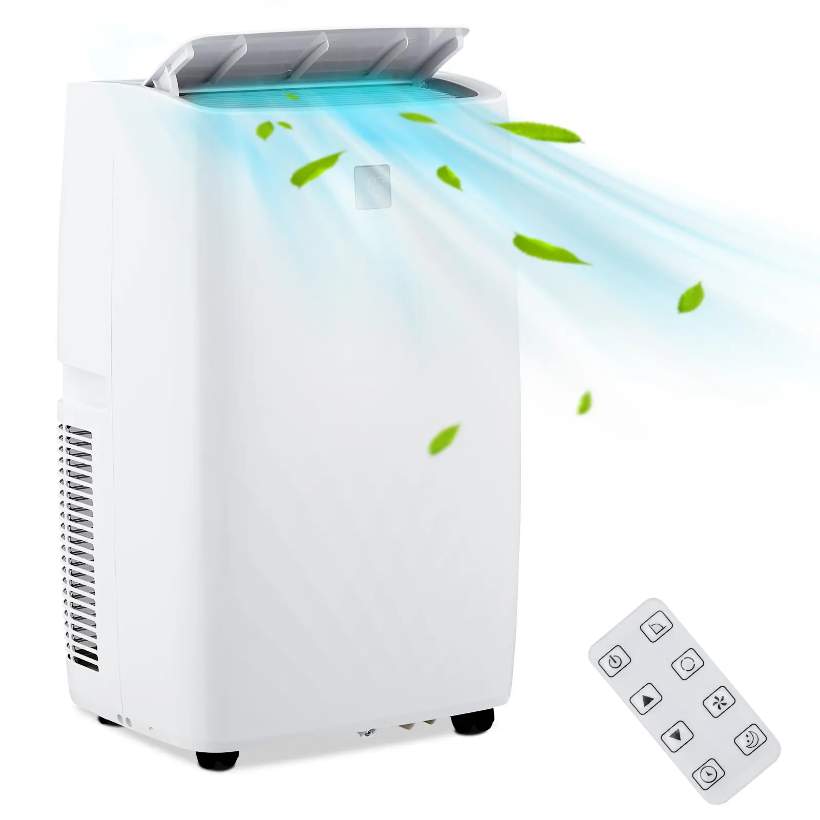 14,000 BTU Portable Air Conditioner Cools Up to 750 Sq.ft, 4-in-1 Quiet AC Unit with Dehumidifier, Fan, Sleep Mode, Remote Control, LED Display, 24H Timer, Window Kit Included for Home, Office, Mobile Ac Unit, Multi Function Airconditioner