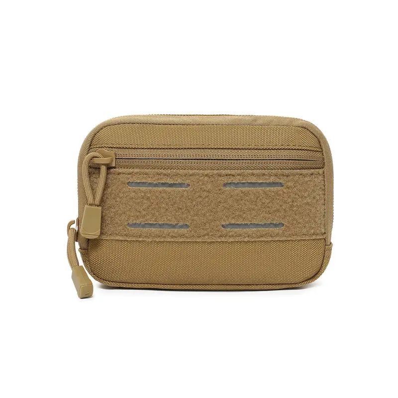 Tactical Admin Pouch, Compact 1000D Nylon EDC Holder Bag with Mesh Pocket, MOLLE Mountable Water-Resistant Everyday Beltpack for Outdoor Gear, Waterproof Belt Bag, Hip Pack, Nylon Fanny Pack, Zipper, Organizer, Storage, Snap Button