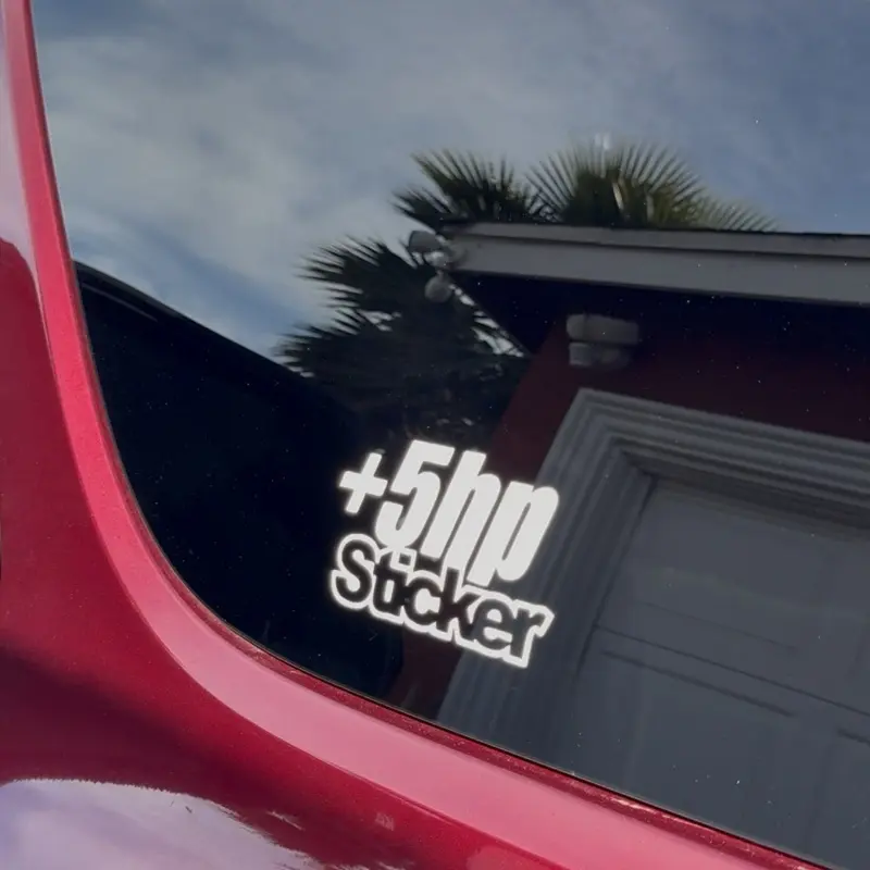 5Hp Sticker Vinyl Decal Sticker car stickers Vehicle Exterior Decoration