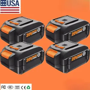 High efficiency For WORX WA3520 20V 6Ah 3Ah MAX Extend Lithium Ion Battery WA3525 WA3575 1~4PA