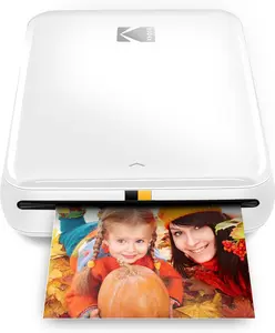 Kodak Step Mobile Instant Photo Printer 2x3" (White), Compatible with iOS, Android & Bluetooth