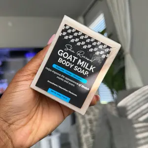 Goat Milk Skin Renewal Body Soap, Body Care Cleanser - Aids with Stretch Marks, Scars, and Skin Glowing, Boosts Moisture