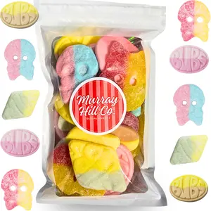Swedish Candy Bub's Only– 5 Flavors! Sour & Sweet Foam Gummies | Bubs TikTok Viral Candy | Imported from Sweden Bonbon Sugar Snack Chewy