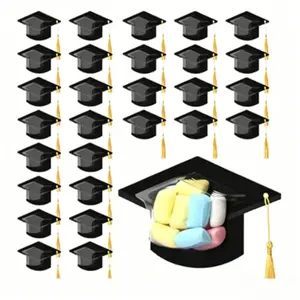 10/30 Pcs Graduation Cap Candy Box 2026 Class Grad Candy Dome Greeting Card Gift Surprise Gifts with Tassel Chocolate Holder for Friend Students Teachers School Party Favors Candy Holder Graduation Gifts Gift Boxes Supplies