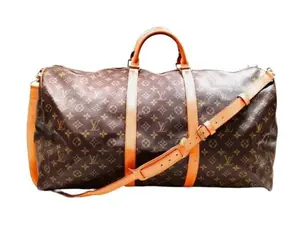 Pre-owned Monogram Canvas Travel Bags Preowned Louis Vuitton Keepall Bandoulière 60 Travel Bag