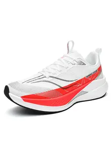 Unisex Gradient Color-Block Trend Shoes: Vibrant Purple-Orange, Street Style & Social Media Sneakers