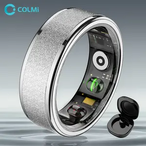 COLMI R10 Temperature Smart Ring – 5ATM Waterproof Fitness Tracker with Heart Rate & SpO2 Monitor, USB Rechargeable