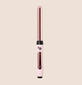 L'ANGE HAIR - Le Curl Titanium Plug-In Heated Curler - 1-Inch Clip-Free Wand with Handle, Professional Beauty Product for All Hair Types (Tighter Styles, Beach Waves), Hair Curlers, Curling Irons