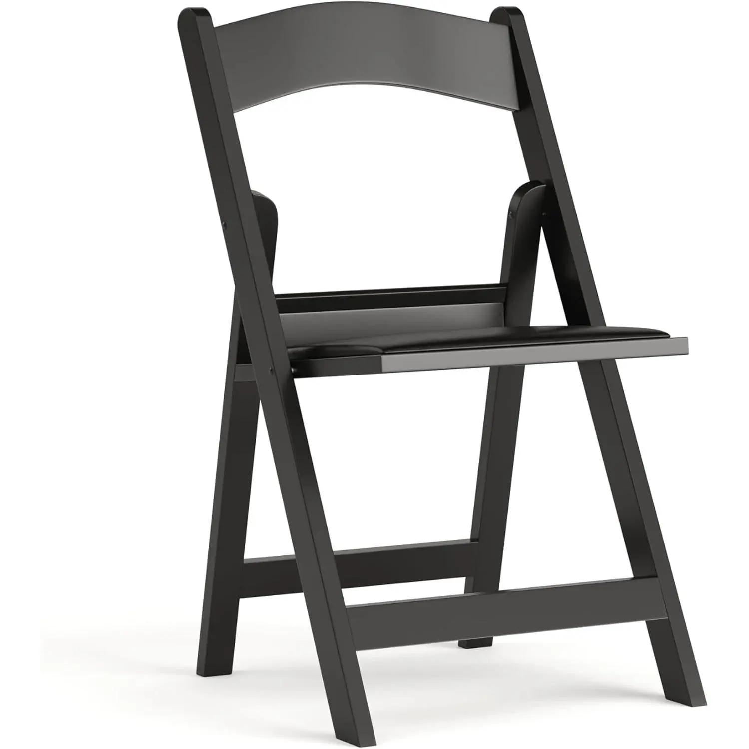 Series Folding Chair - Black Resin – 1000LB Weight Capacity Comfortable Event Chair - Light Weight Folding Chair