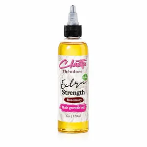 Extra Strength Rosemary Hair Growth Oil, Scalp & Hair Oil for Longer, Thicker Looking Hair, Strengthening Formula for All Hair Types  4 Fl Oz