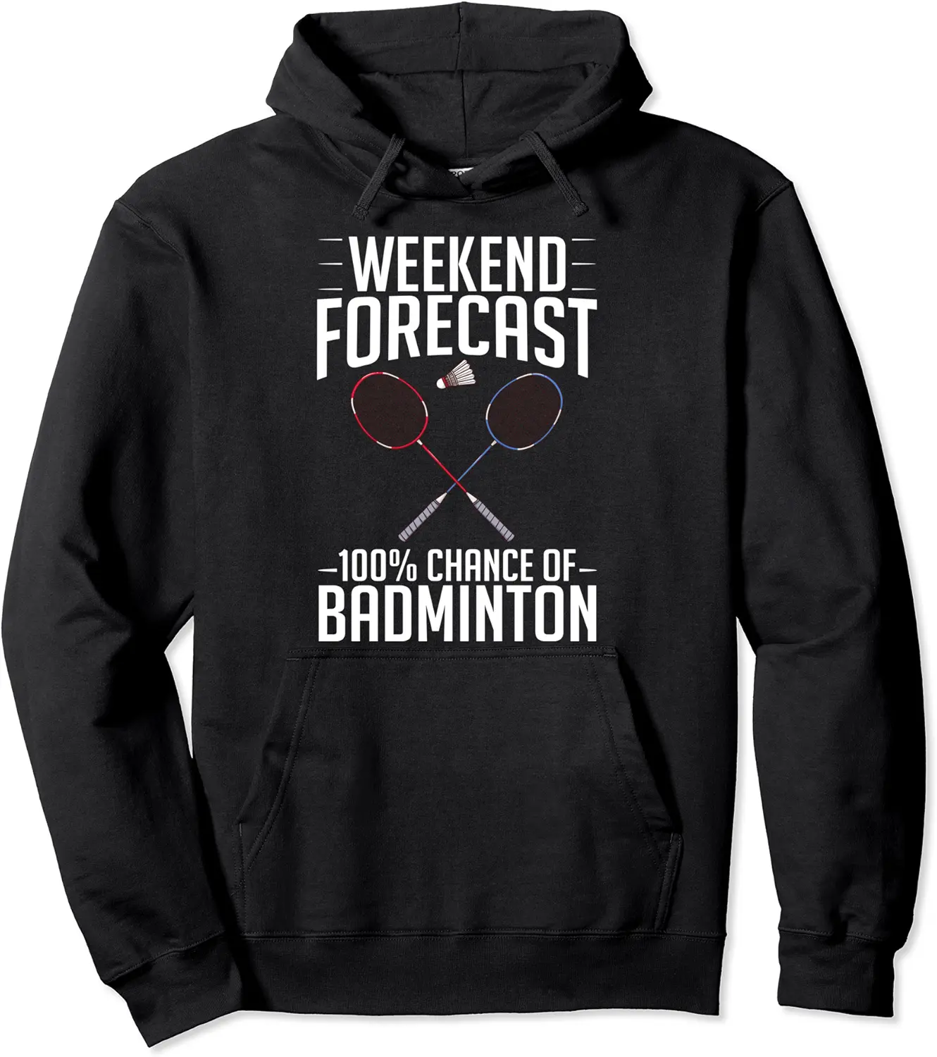 Badminton Shuttlecock Racket Birdie Player Pullover Hoodie - Feliciabr Shop 68B096PTB5ZT