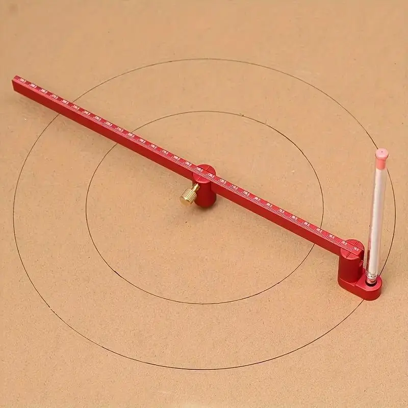 300mm Aluminum Alloy Scribing Circle Ruler, Woodturning Divider Callipers, Measuring Marking Tool, Hand Measuring Tool for Bowls, Lathe Work and Woodworking Projects