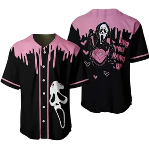 Halloween No You Hang Up Ghostface Baseball Jersey