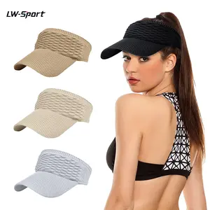 2Pcs Women's High Ponytail Sun Visor Hat | SunSafeTok That Girl Aesthetic Breathable Open-Top UV Protection Cap | Birthday Gift for Her Running Hiking Beach Travel Outdoor Daily Wear