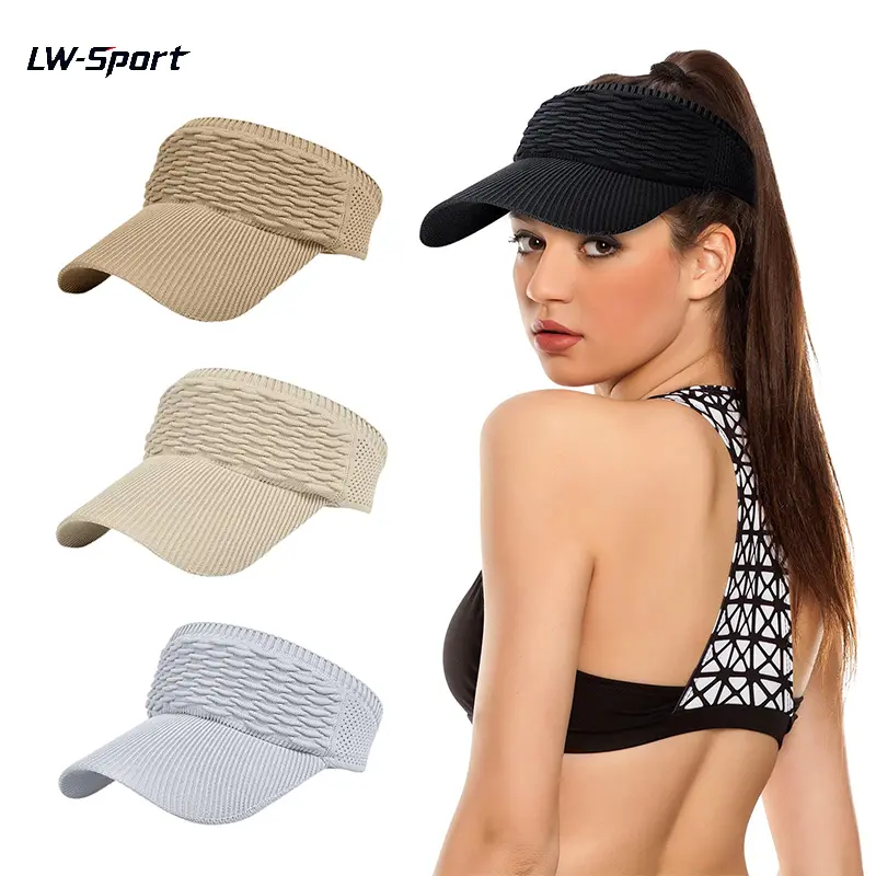 2Pcs Women's High Ponytail Sun Visor Hat | Sun Safe That Girl Aesthetic Breathable Open-Top UV Protection Cap | Birthday Gift for Her Running Hiking Beach Travel Outdoor Daily Wear