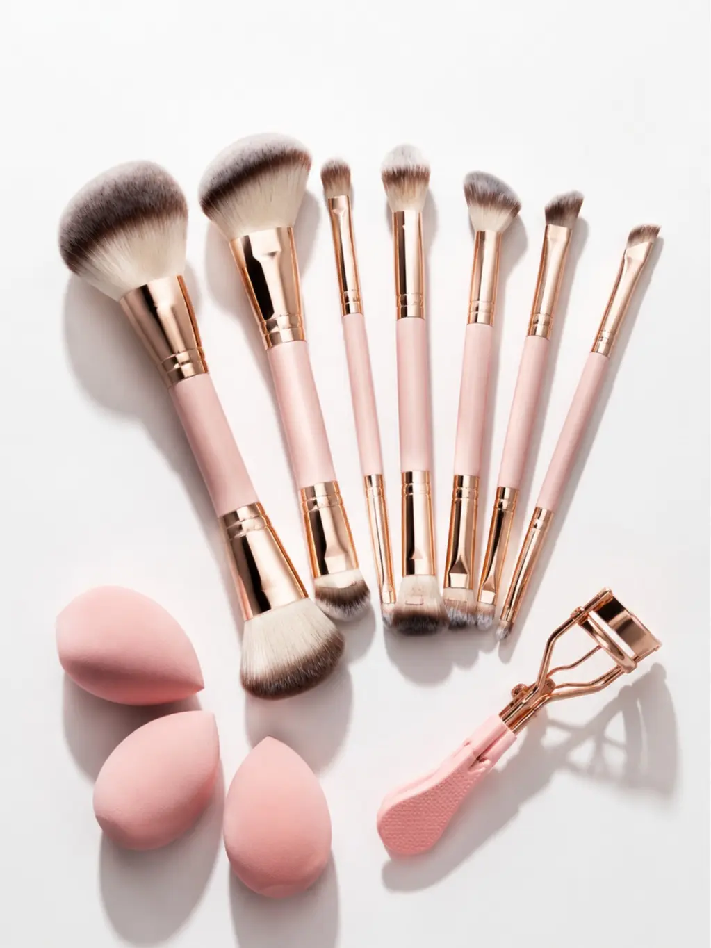 11 pcs Professional Makeup Brush Set,Brush Combo Includes Powder Brush Multi-Functional Makeup Brush Tool  Makeup Application Blush Brush, Contour Brush, Makeup  flawless  Blending Brush, Concealer Brush & Highlight Brush,  Beauty Routine Gift  round top
