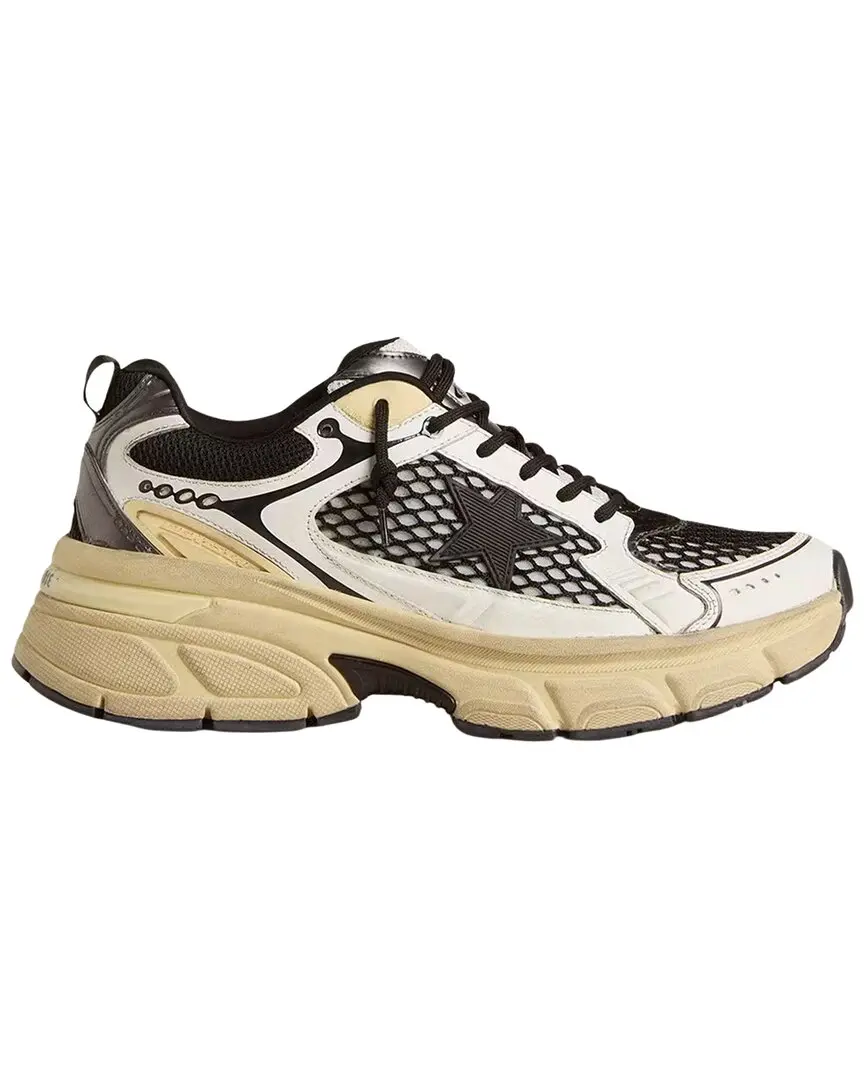 Golden Goose Lightstar Net Leather & Mesh Sneaker
