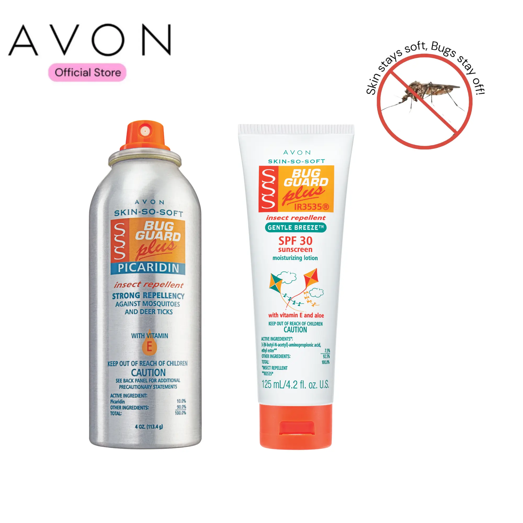 Skin So Soft Bug Guard Sun + Bug Defense Duo