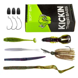 NEW Kickin Their Bass Soft Bait Kit